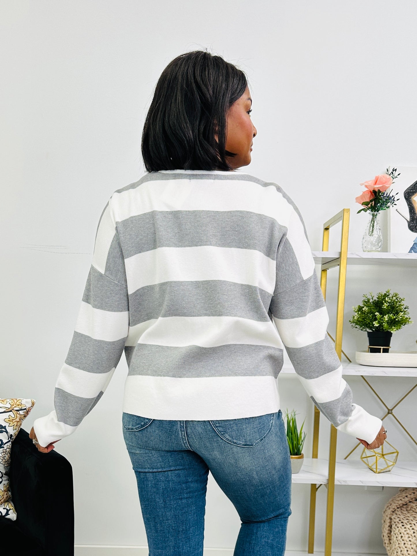 Aligned Harmony Sweater in H Grey