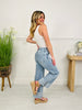 Right on Time Tummy Control Wide Leg Cropped Jeans