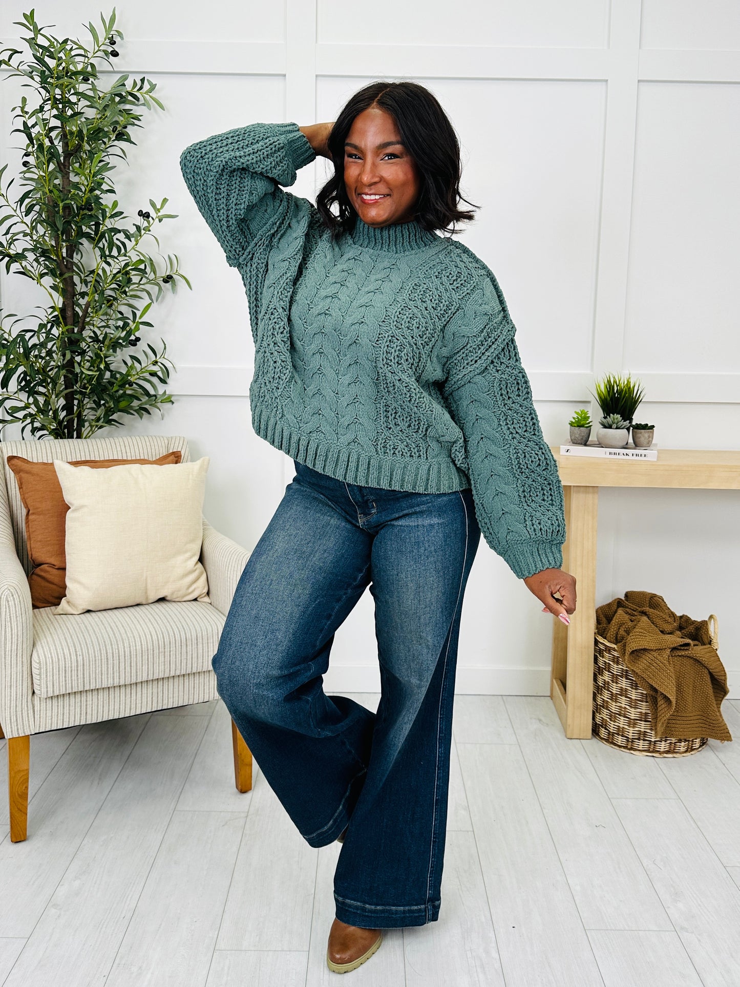 The Cable Club Sweater- Multiple Colors!