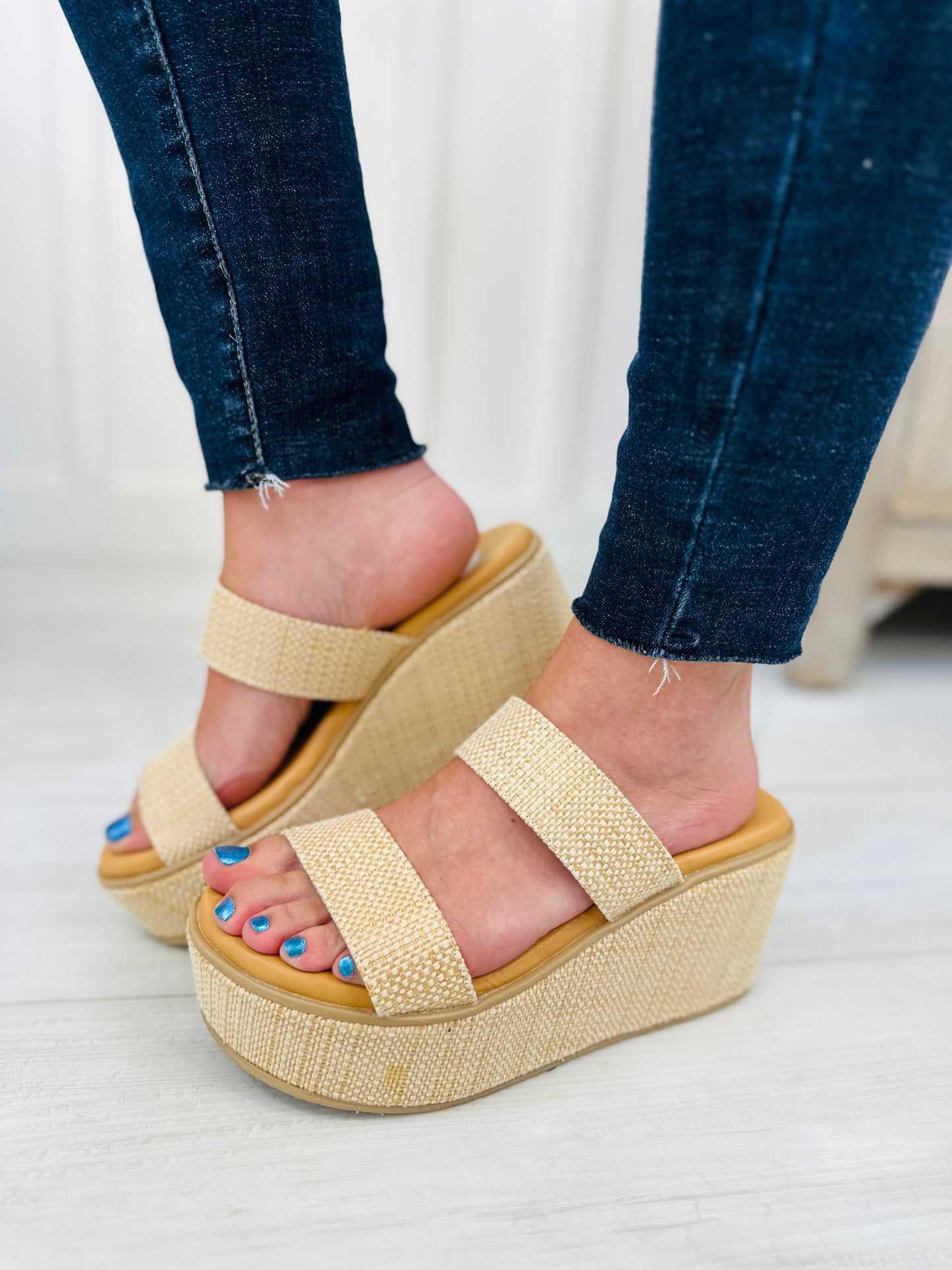 Strapped In For Love Wedges