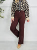 Chocolate Charm Tummy Control Straight Jeans