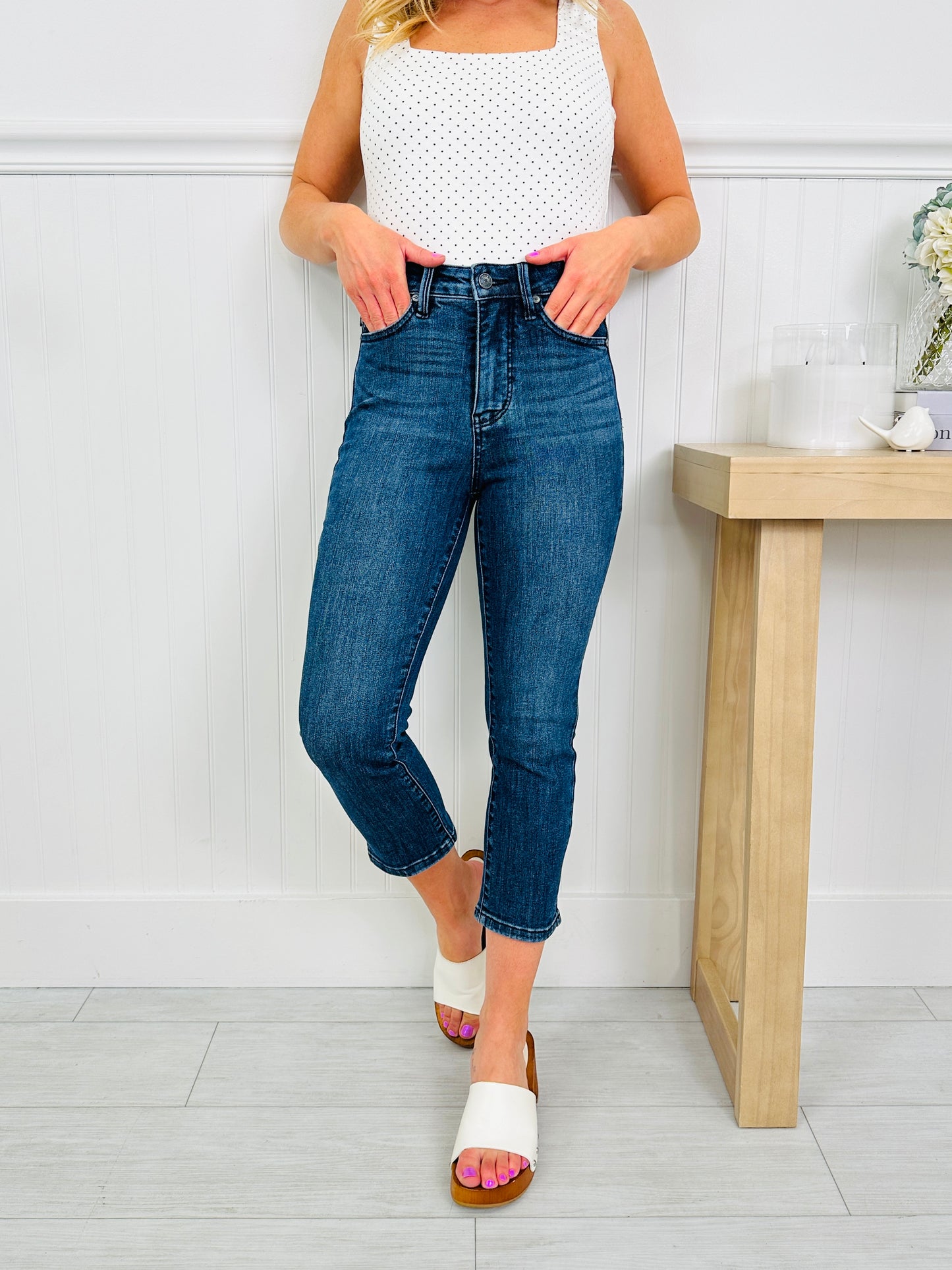 Judy Blue The Trifecta Capri Jeans