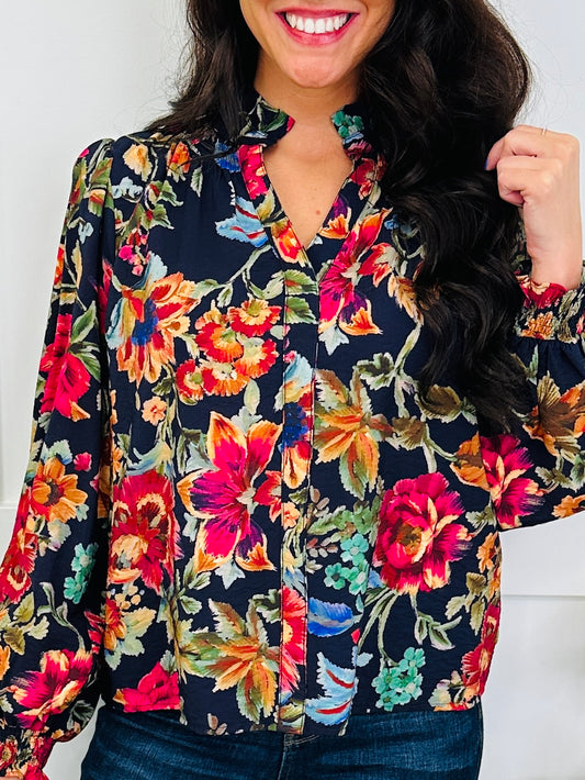Moonlit Bloom Blouse
