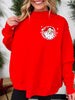 Merry Magic Mock Neck Graphic Sweatshirt