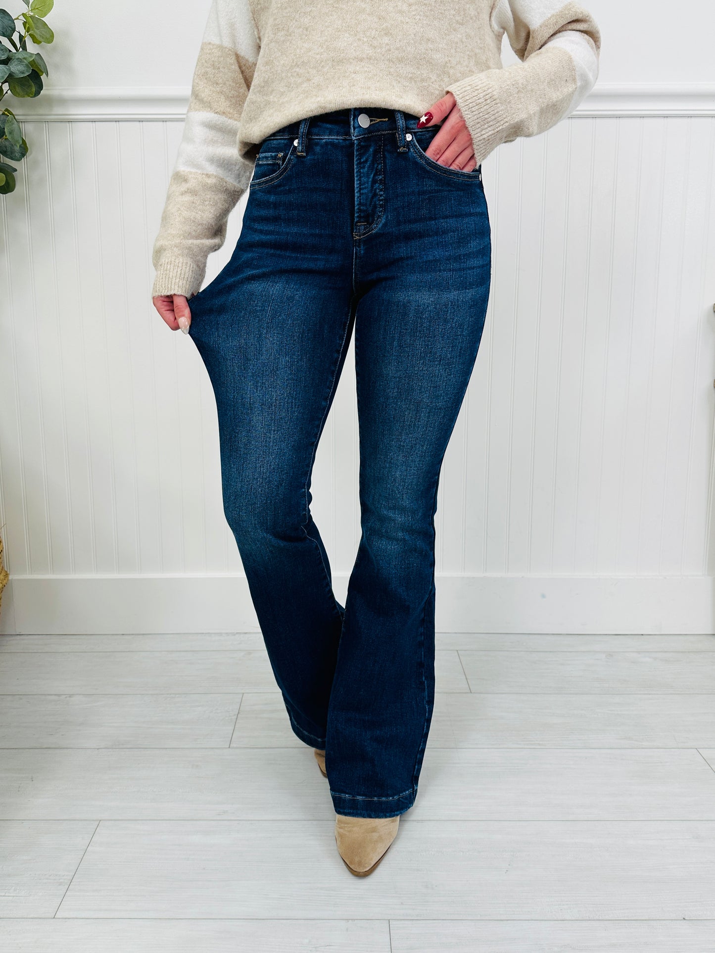 Feeling Good Tummy Control Bootcut Jeans