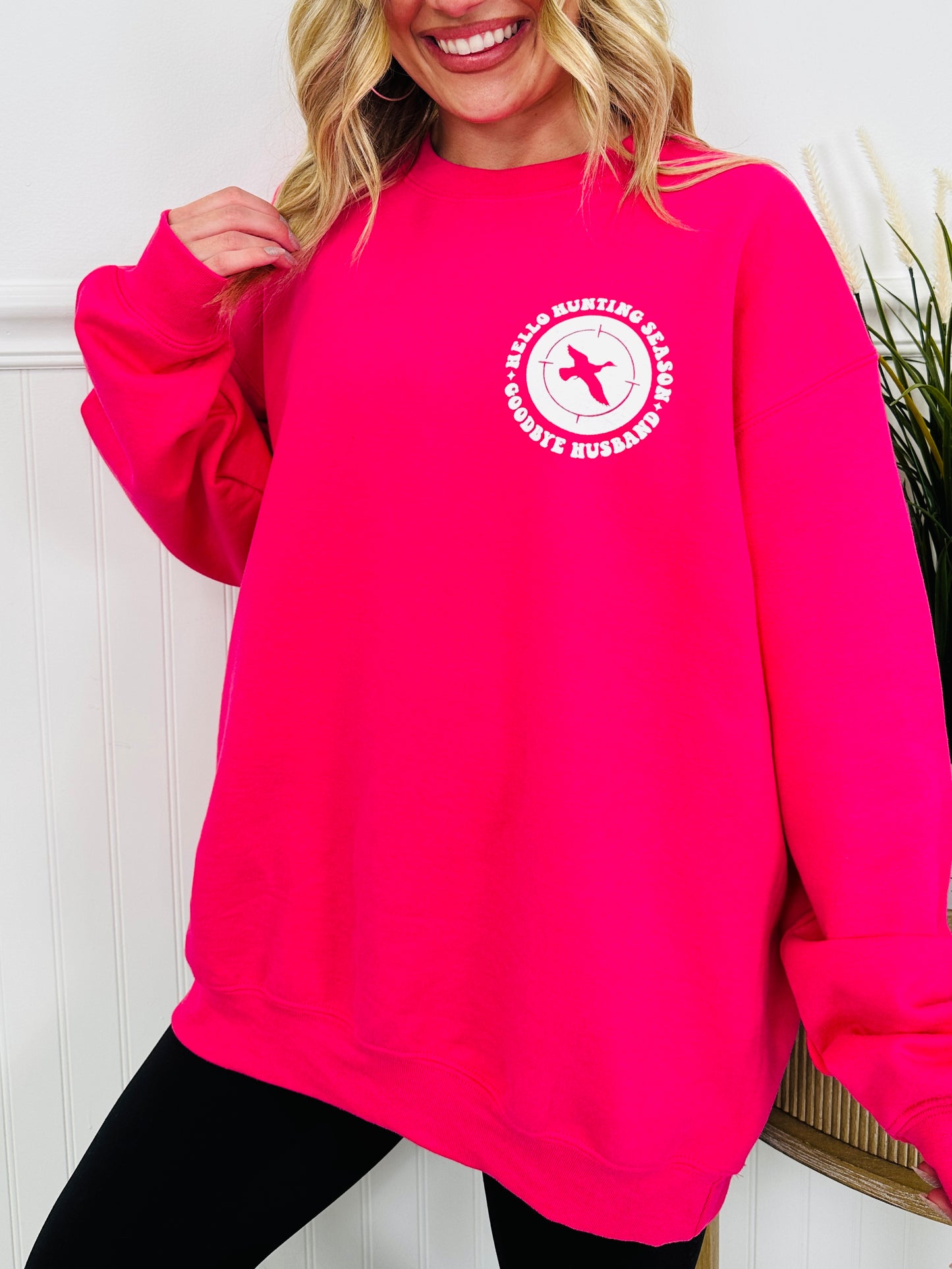 Hello Hunting Season Crewneck Sweatshirt-Multiple Colors!