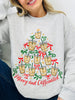 Merry And Caffeinated Graphic Crewneck Sweatshirt