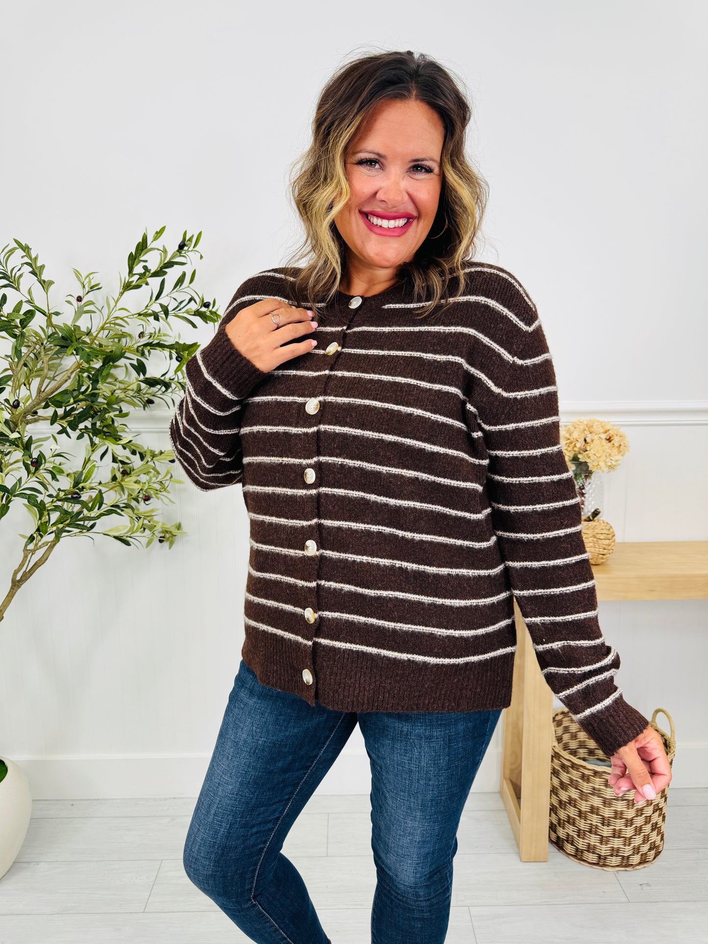 Sweet Stripe Cardigan In Multiple Colors