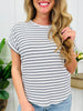 Forever Between The Lines Top In Bone