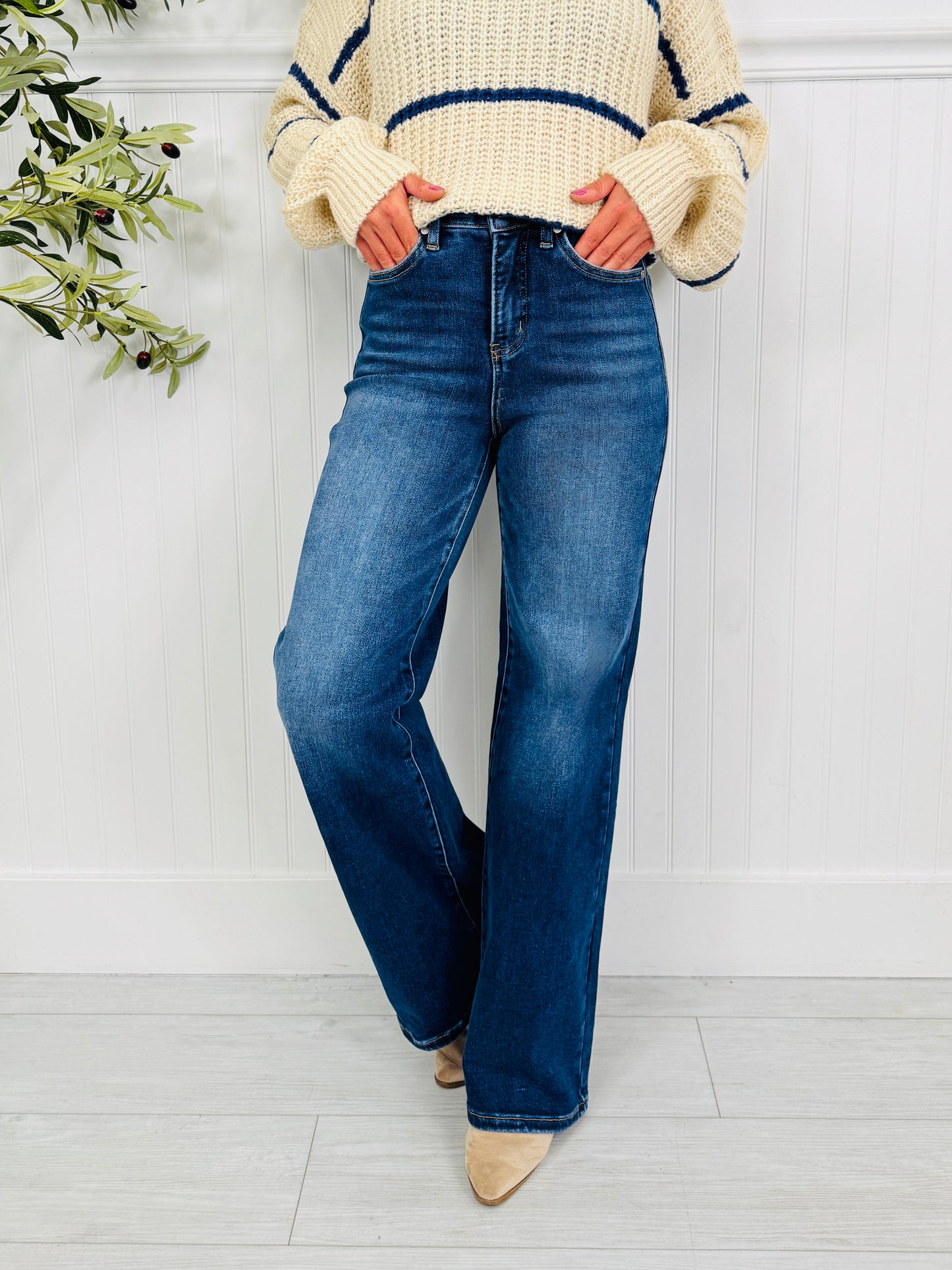 Made For You Wide Leg Jeans in Multiple Inseams
