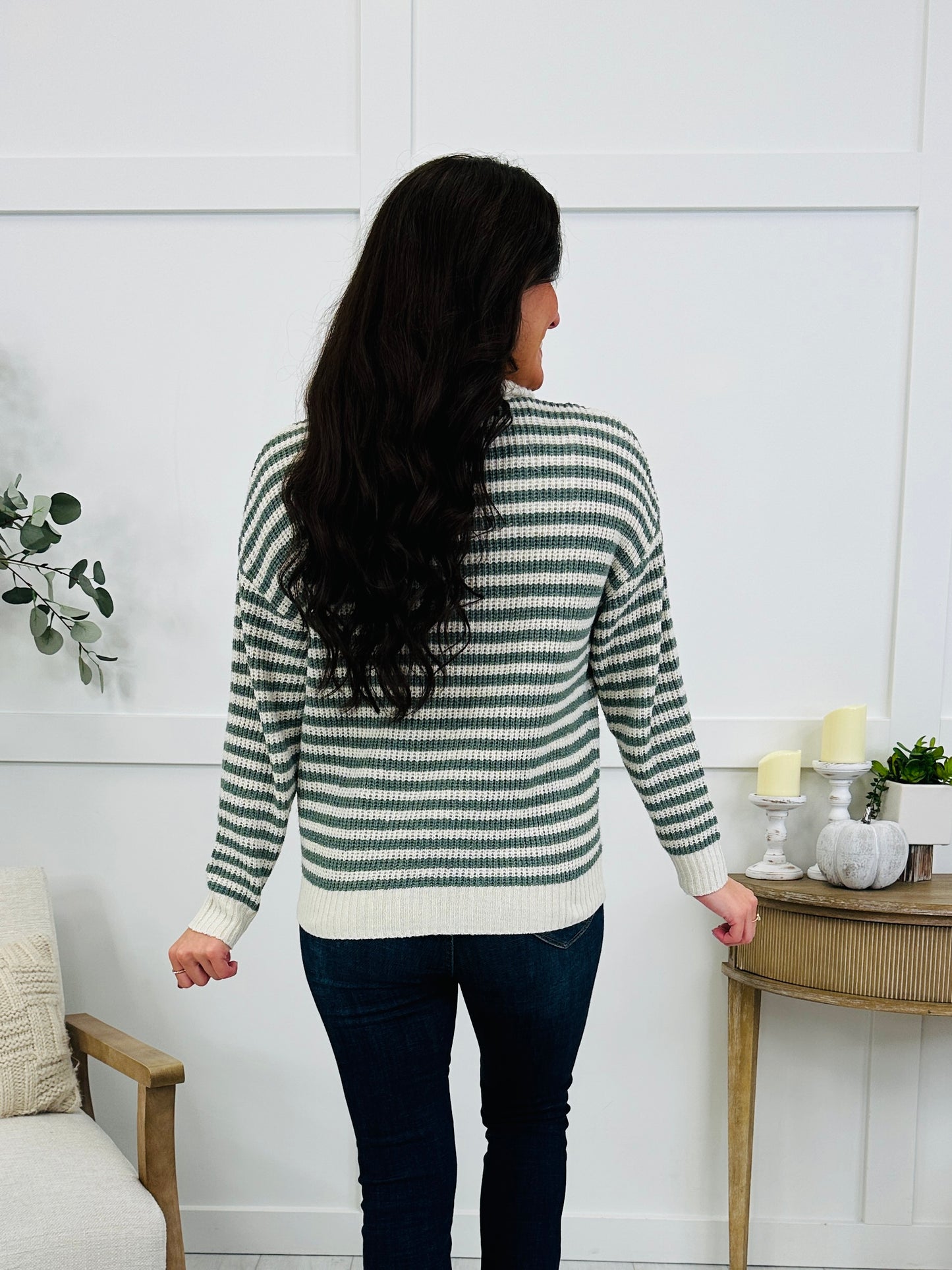 The Ridge Quarter Zip In Dark Sage