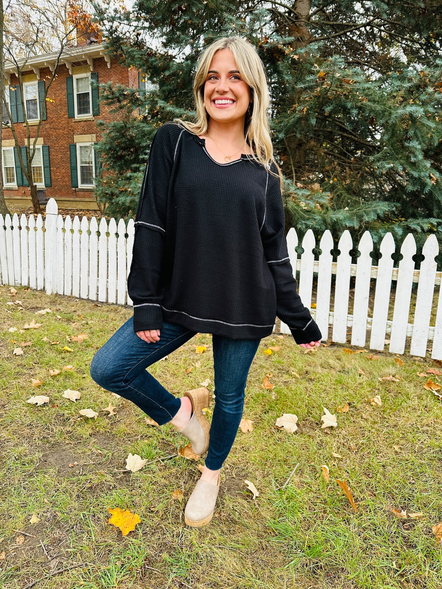 REG/CURVY Falling for Comfort Pullover- Multiple Colors!