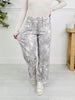 Keep It Camo Tummy Control Barrel Jeans