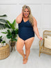 The Kelsey Tummy Control One Piece In Navy