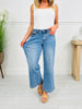 Judy Blue Make It Easy Ankle Wide Leg Jeans