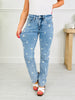 Dreaming of Daisies Tummy Control Straight Jeans