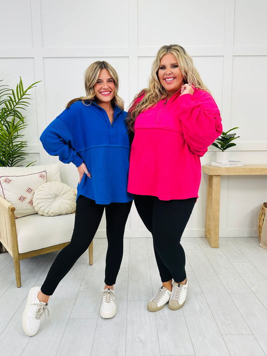 Restock! REG/CURVY MOCO Exclusive The Perfect Mix Pullover- Multiple Colors!