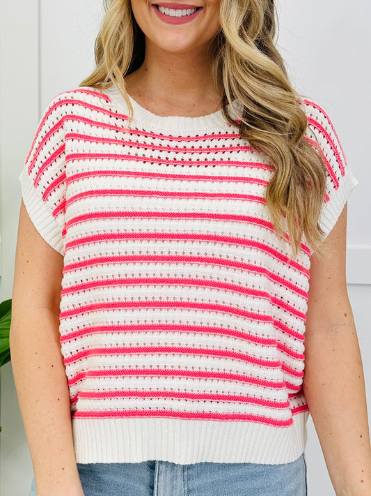 The Everyday Riviera Top In Taffy Pink