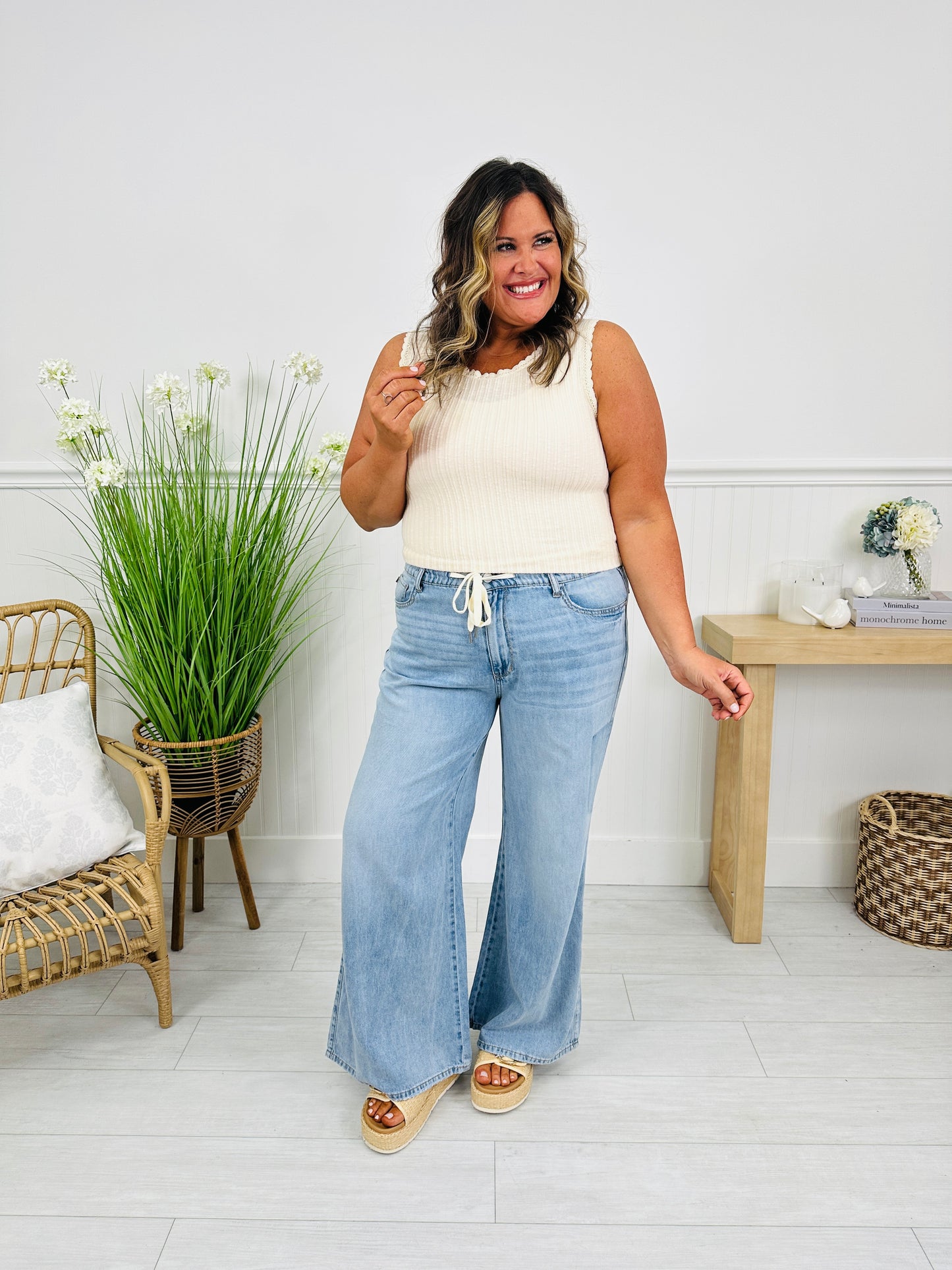 Judy Blue Feeling Fresh Palazzo Jeans