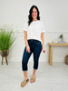 Judy Blue New Beginnings Cuffed Capri Jeans
