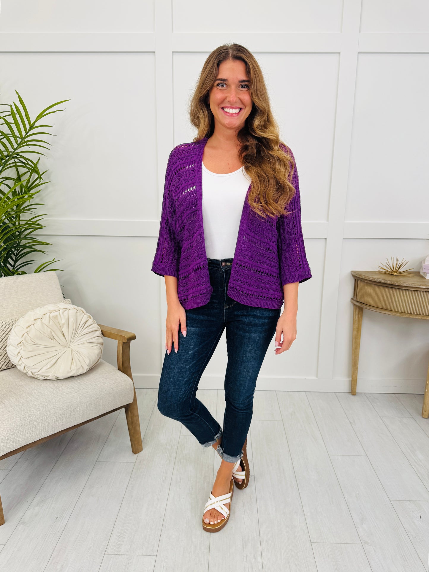 Orchid Bloom Cardigan