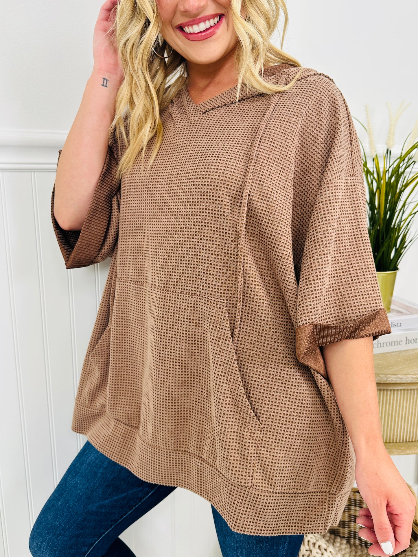 Hello Fall Hooded Top- Multiple Colors!