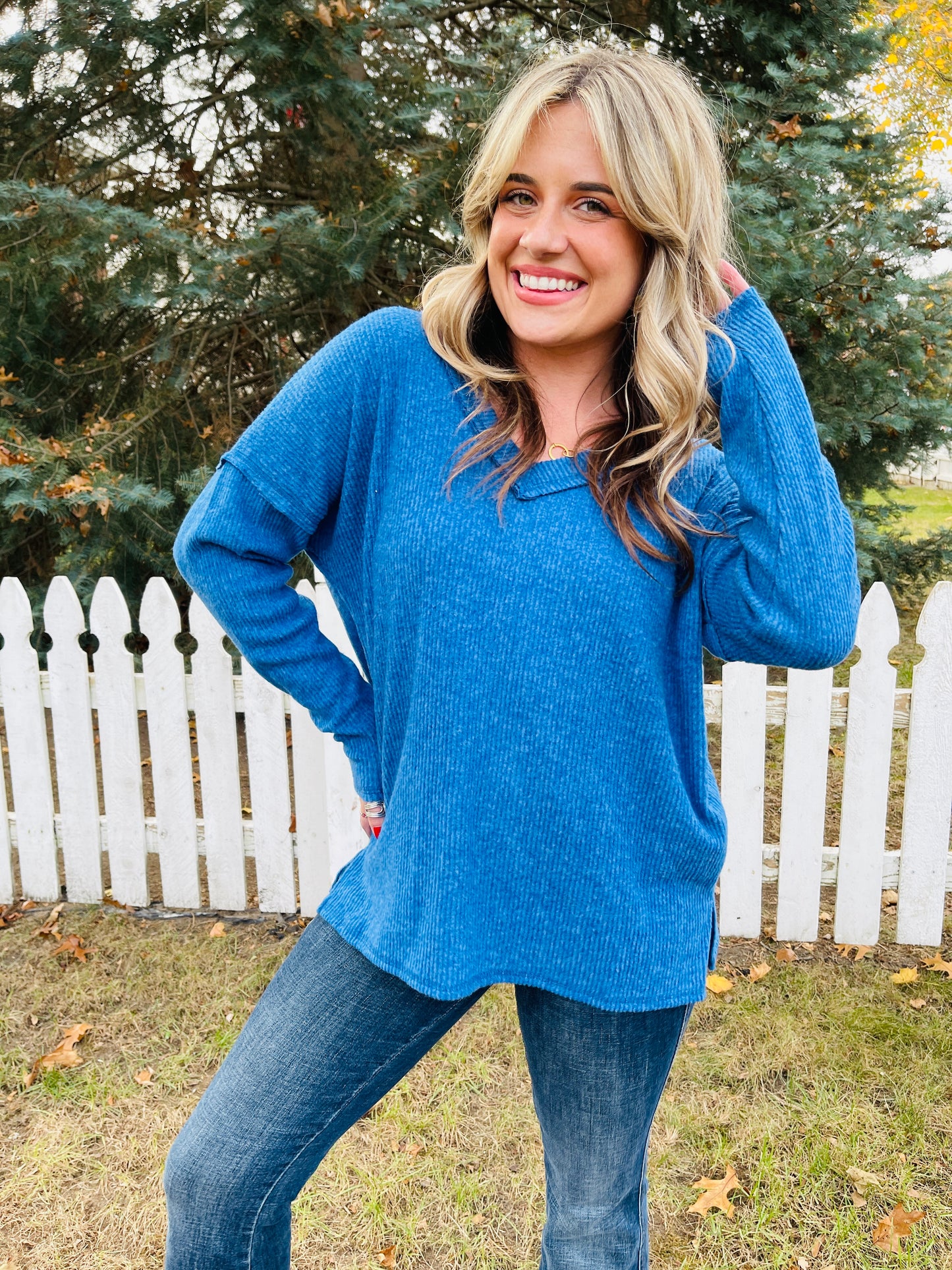 DOORBUSTER! REG/CURVY All Day Ease Top- Multiple Colors!