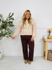 Chocolate Charm Tummy Control Straight Jeans