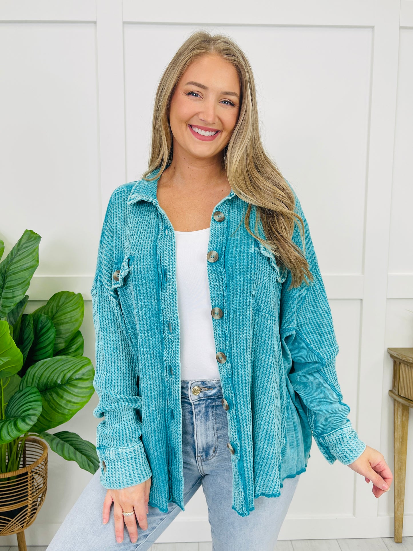 Casual Commitment Shacket in Multiple Colors!