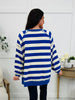 The Cove Top In Royal/Ivory