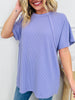 Pop of Color Top in Multiple Colors