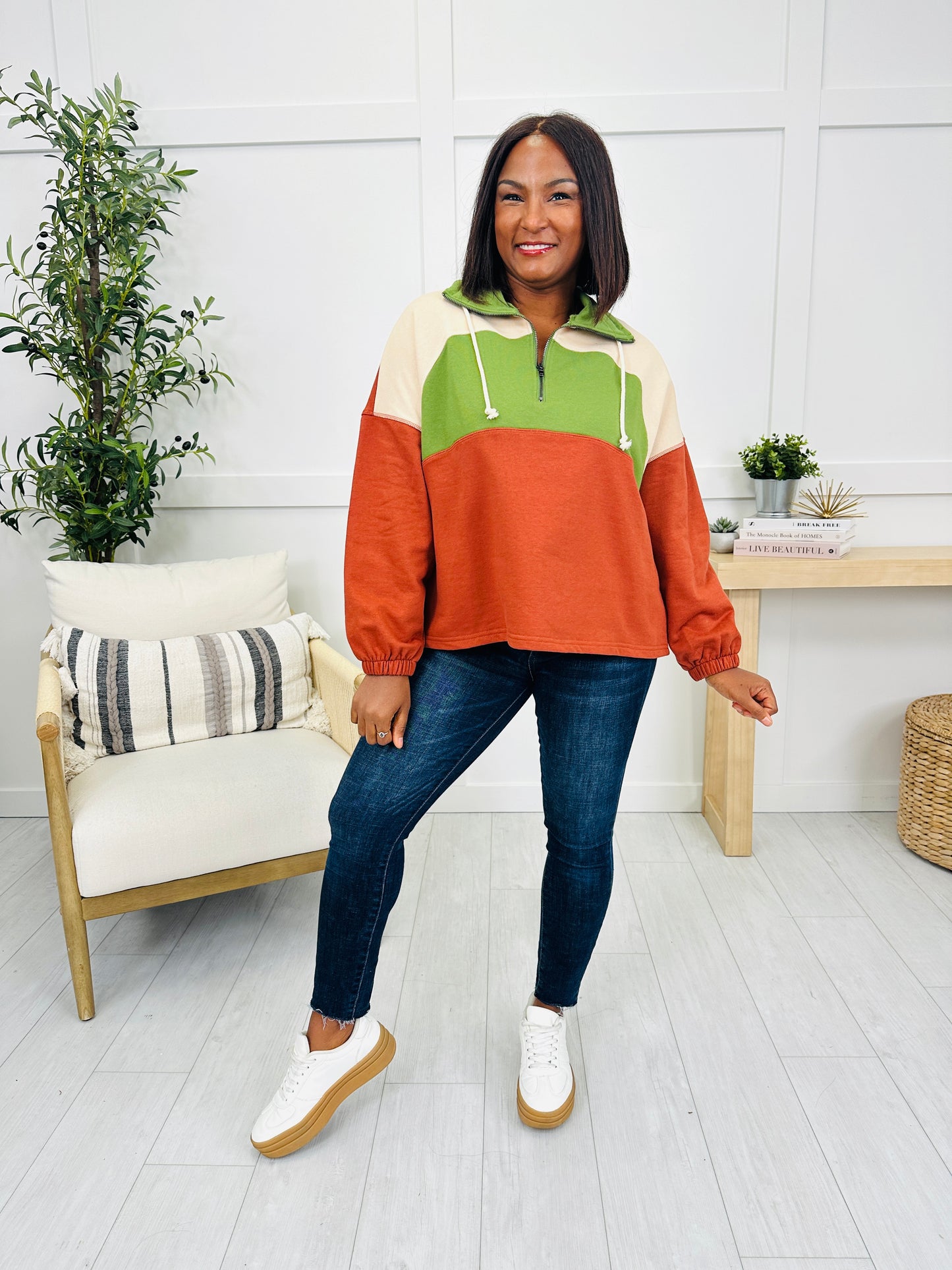 The Way Back Home Jacket in Rust