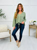 Sweetest Surrender Top In Sage Green