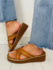 Steady Glow Sandals In Tan