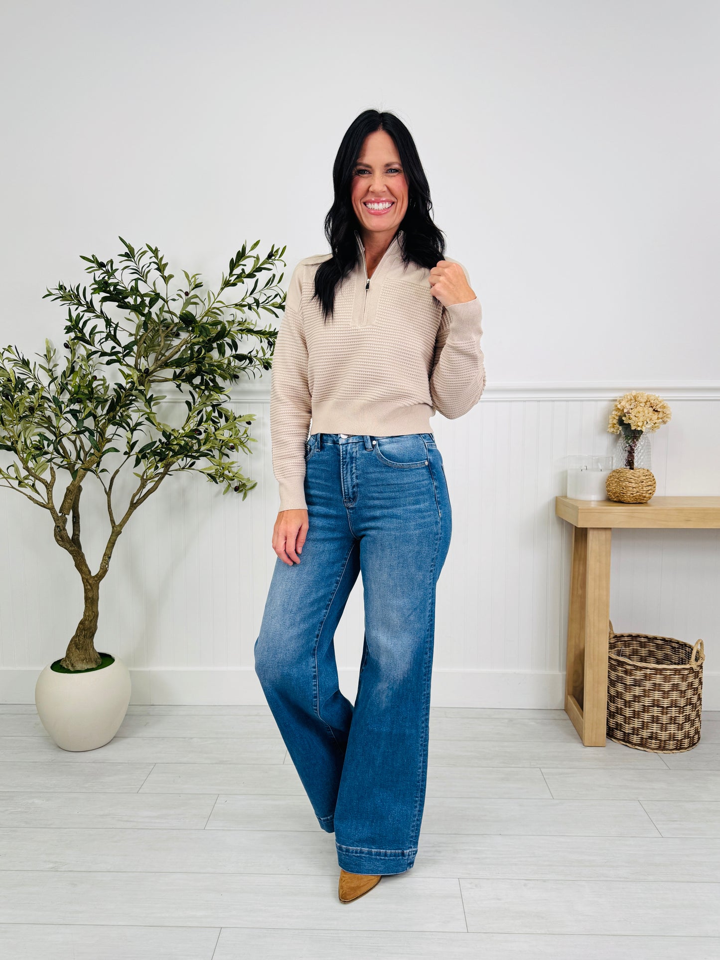 Ready to Roll Retro Wide Leg Jeans in Three Inseams