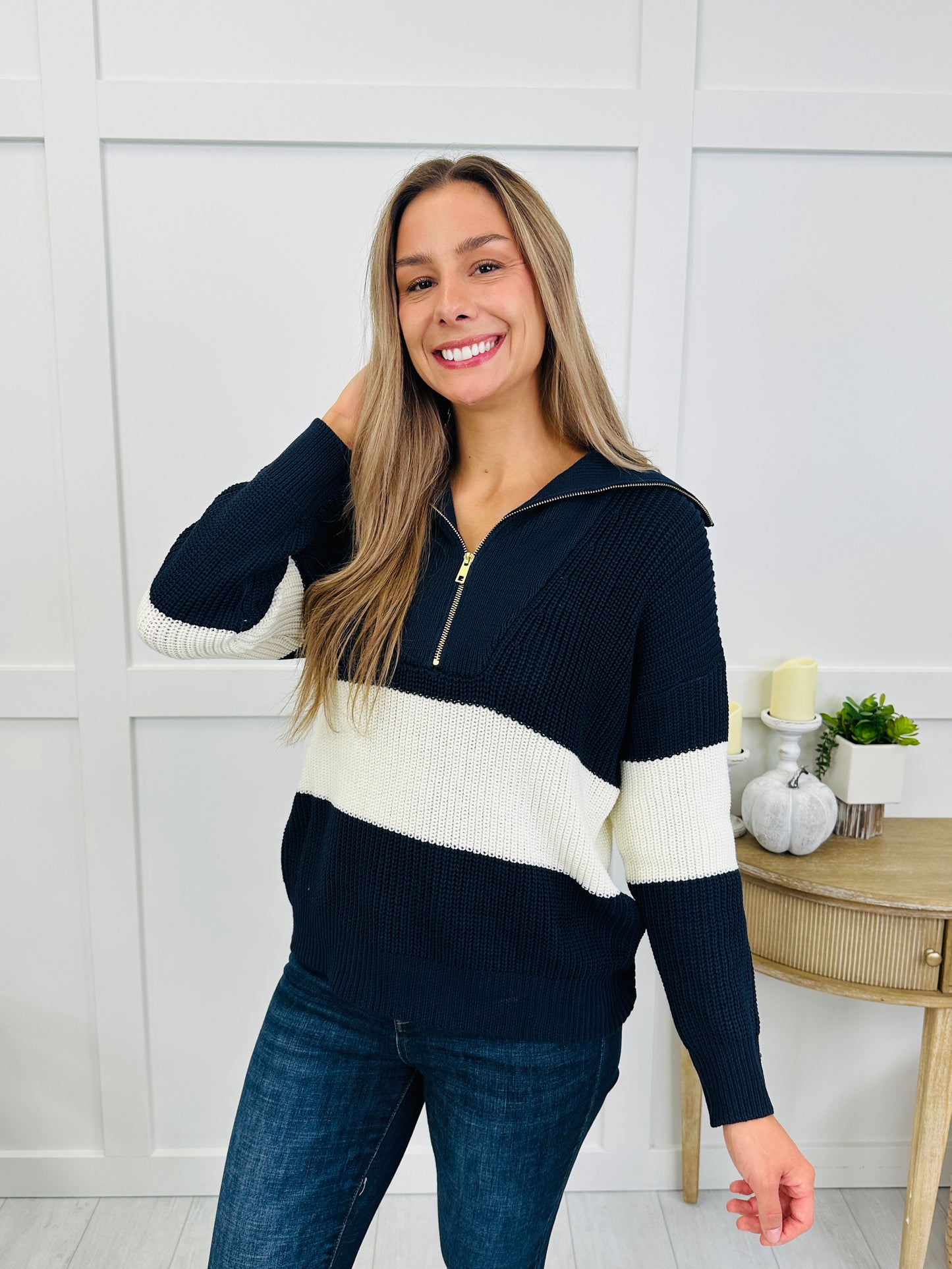 Sailing Away Knit Pullover