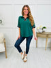 Country Club Chic Top In Palm Green