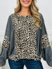 Catwalk Contrast Pullover in Charcoal