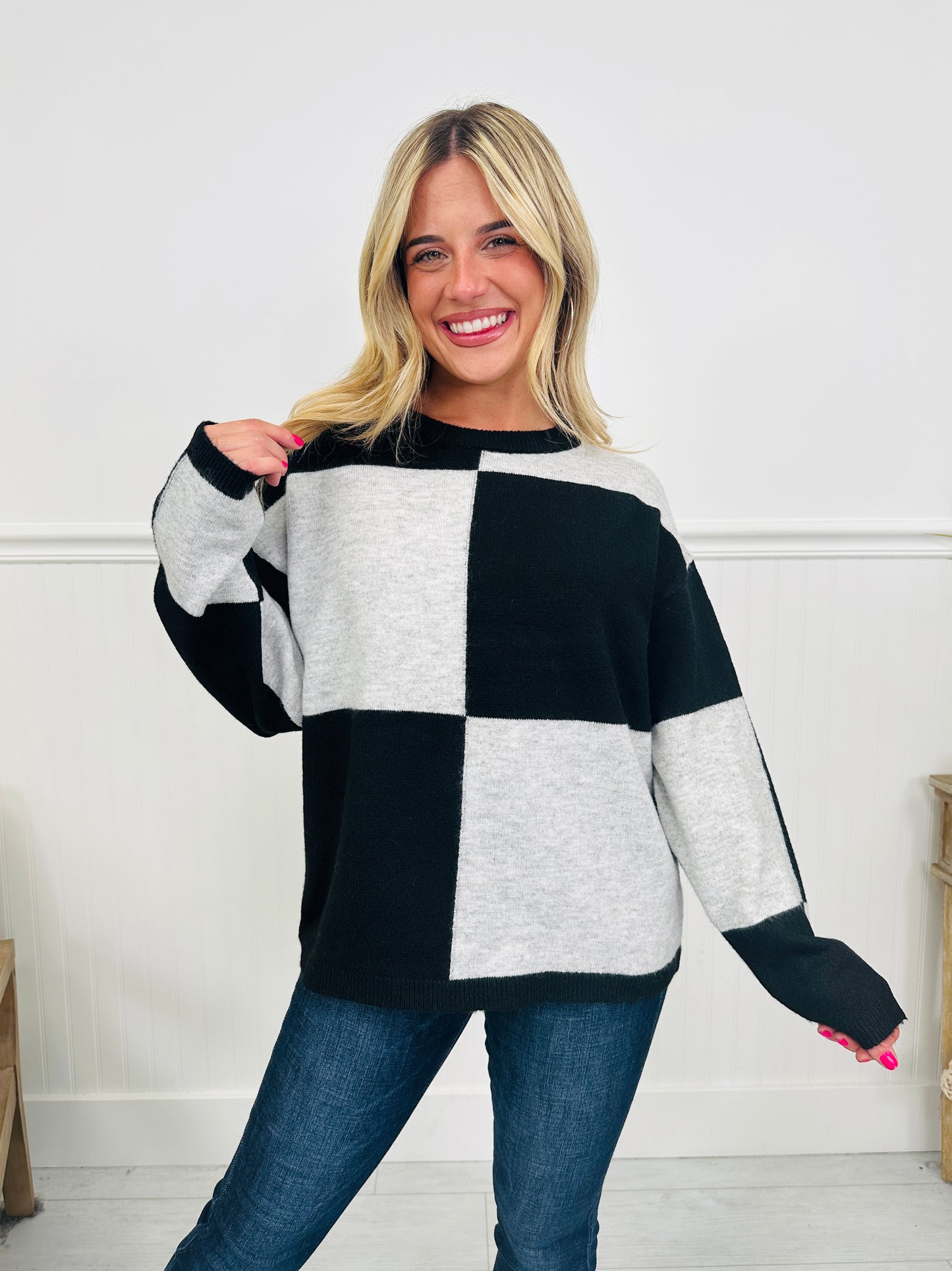 Check Into Fall Sweater- Multiple Colors!
