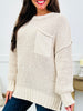 Casual Company Sweater In Ecru