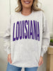 Louisiana Reversible LA Graphic Crewneck Sweatshirt