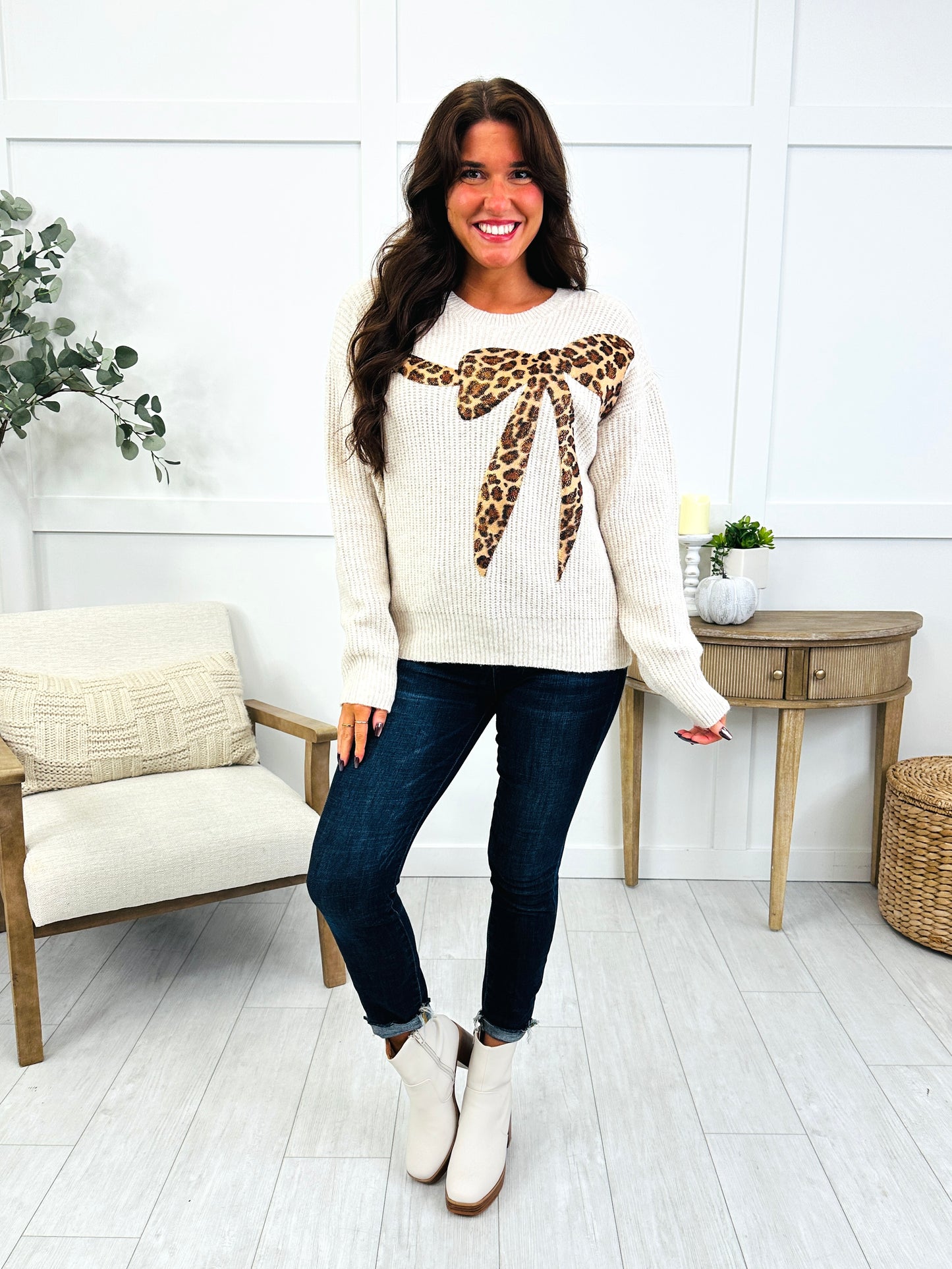 Pretty in Print Sweater