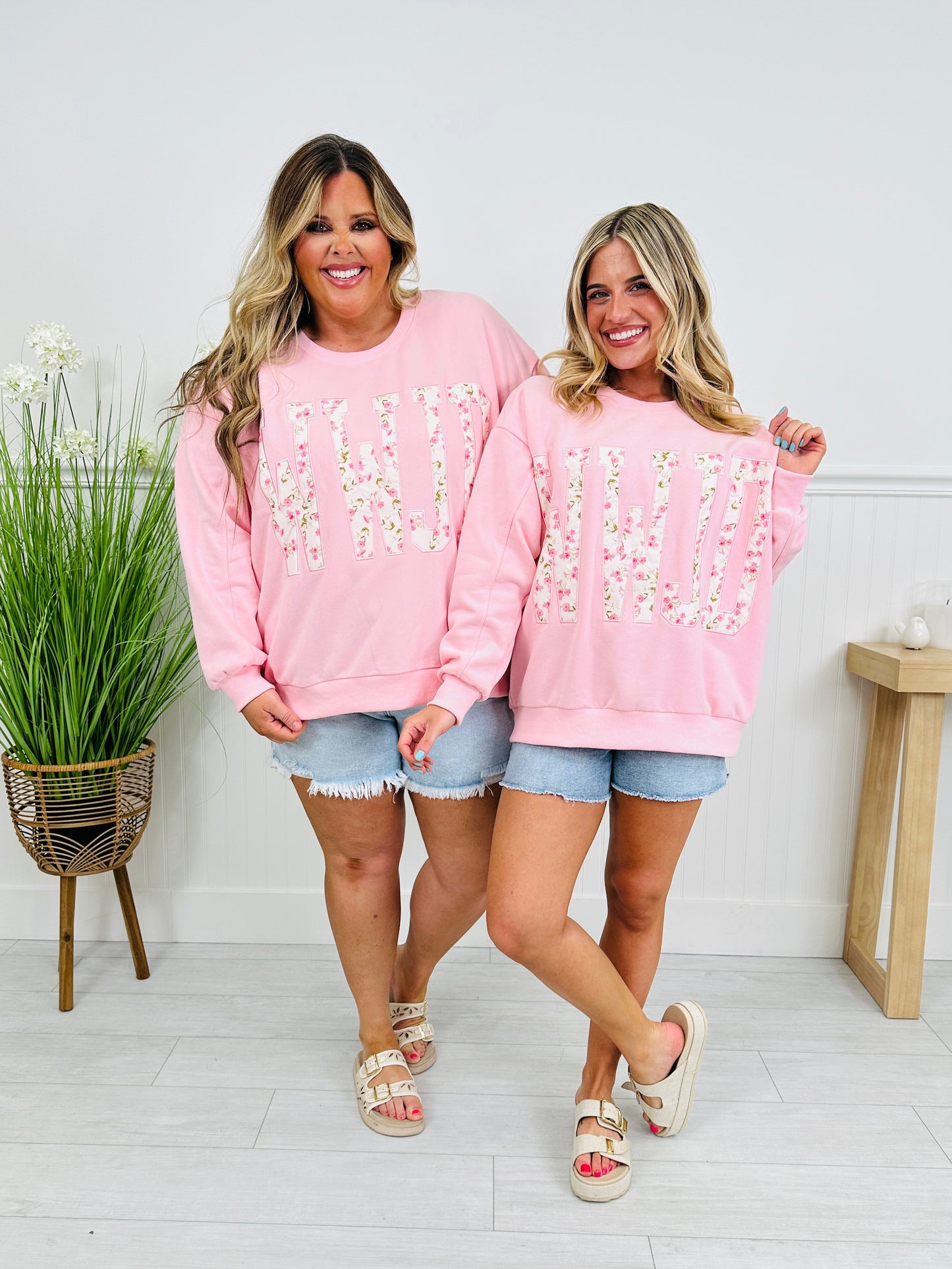 WWJD Floral Crewneck