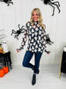 Spooky Things Mesh Top In Ghost Print