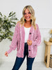 Comfort Calling Cardigan In Wine