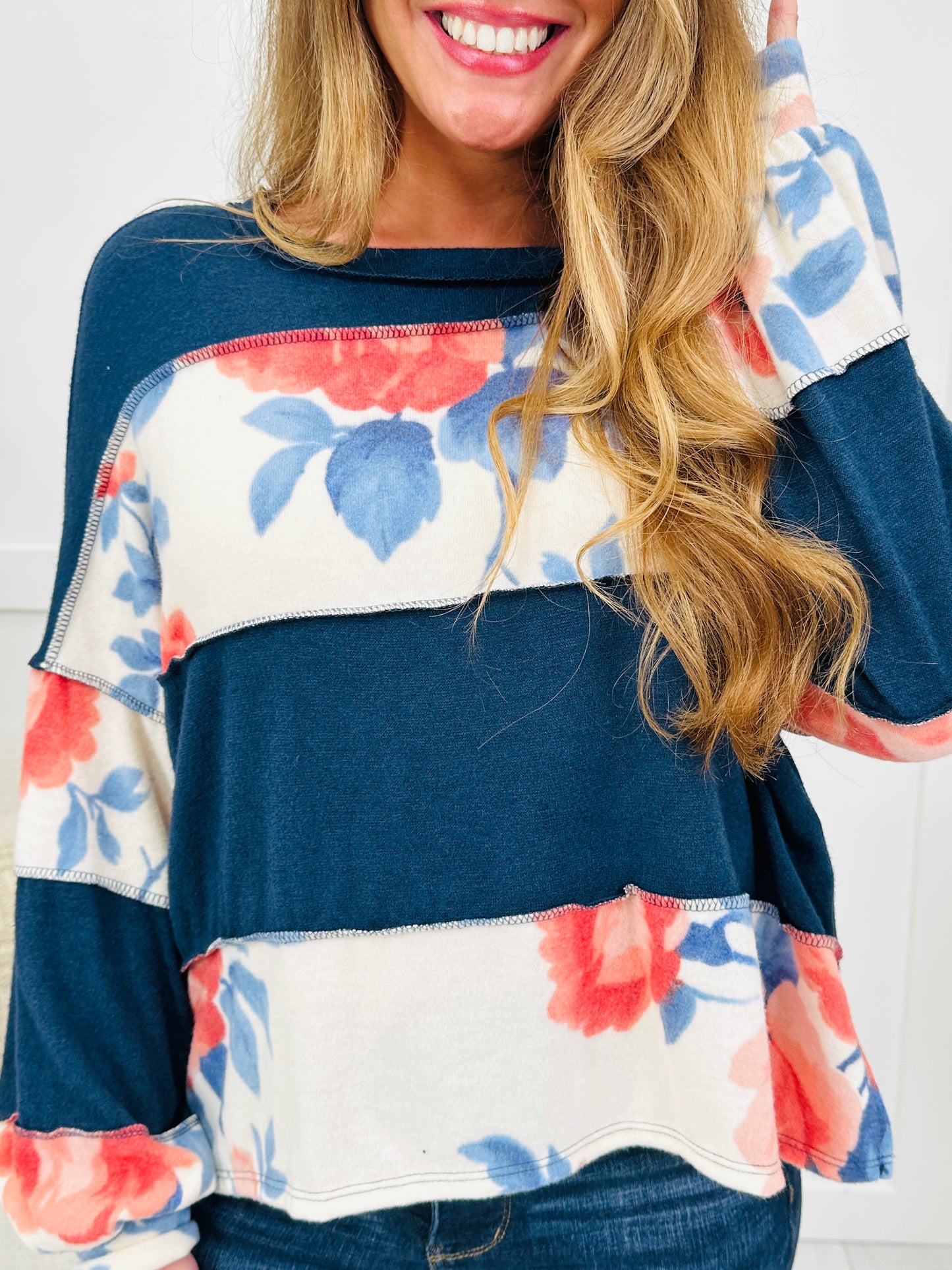Indigo Garden Top