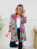 Layered in Spring Cardigan In Floral Print