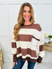 Daydream Route Top In Brown/Ivory