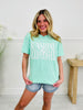 Sunshine And Iced Coffee Graphic Tee in Multiple Colors