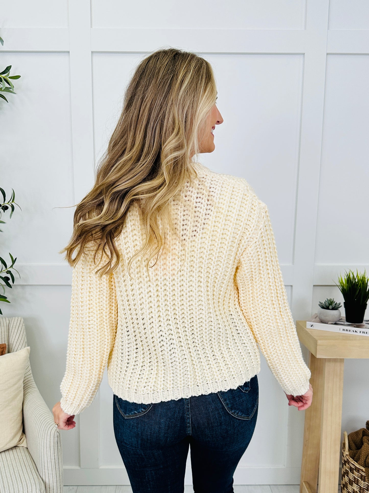 Wrapped For Weather Cardigan in Cream